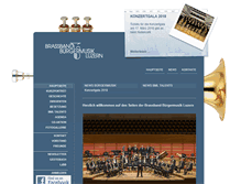 Tablet Screenshot of buergermusik.ch